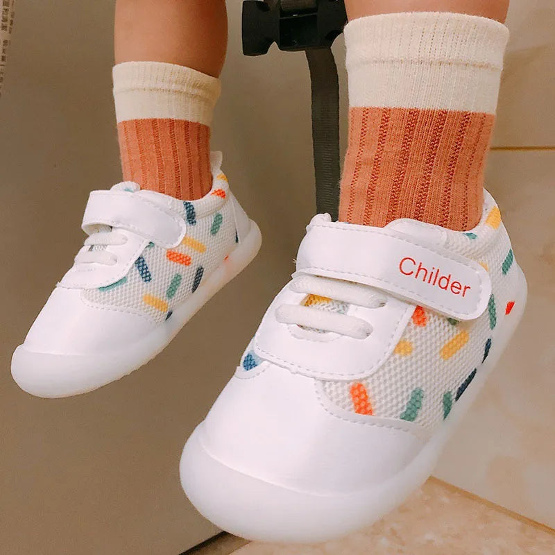 Newborn Baby First Walkers Anti-slip Soft Shoes