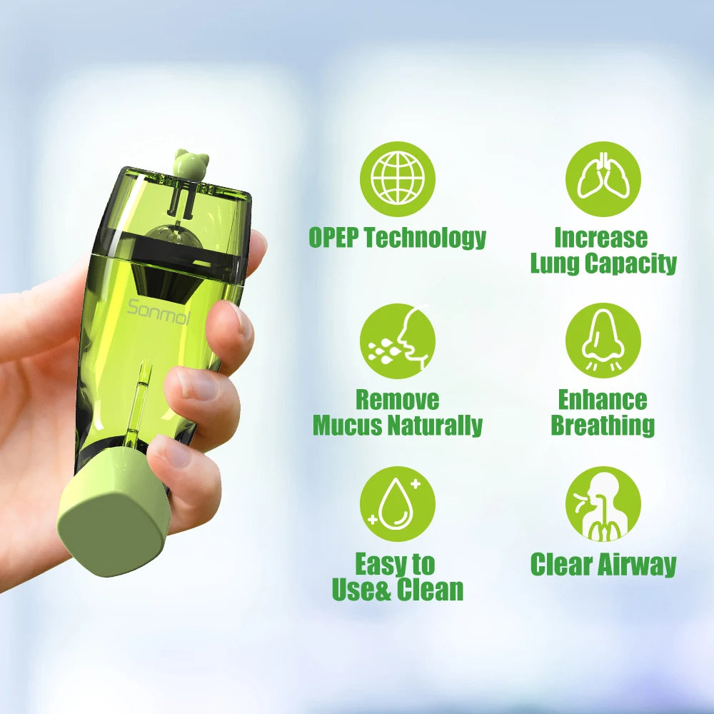 Drug-Free OPEP Therapy Phlegm Mucus Removal Device