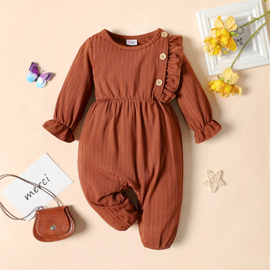 Baby Girl Long-sleeve Jumpsuit