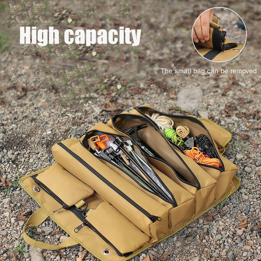 Outdoor multifunctional hardware storage Hanging bag