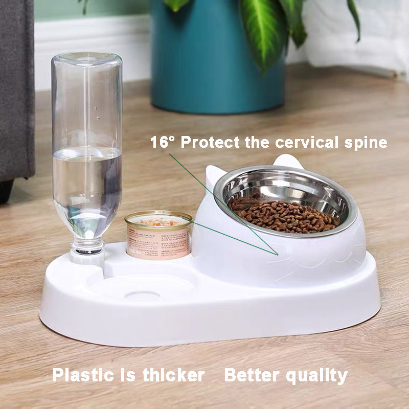 Automatic Waterer & Food Dispenser Pets Bowl