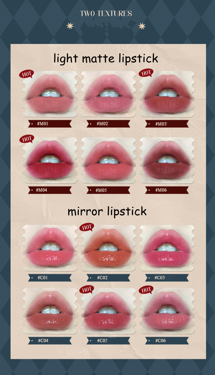 Light Thin Lip Makeup in Women Beauty Professional Cosmetic