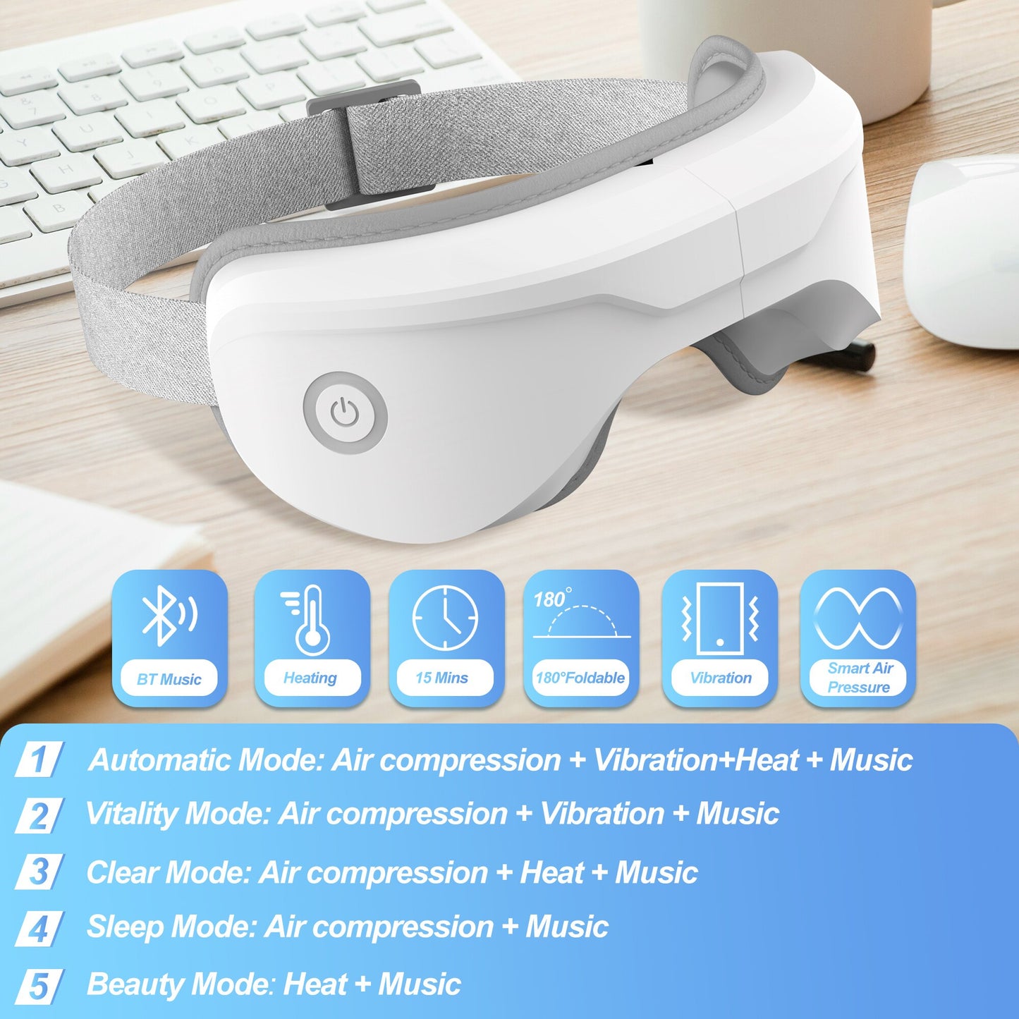 Eye Massager Smart Airbag Vibration Eye Care