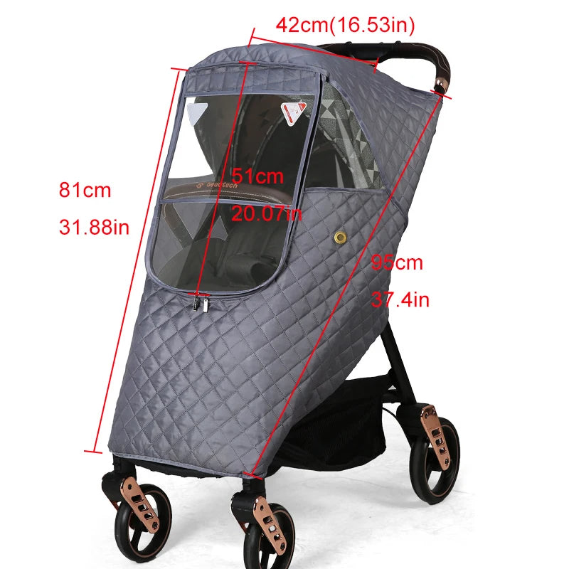 Universal Winter Thicken Sunshade Strollers