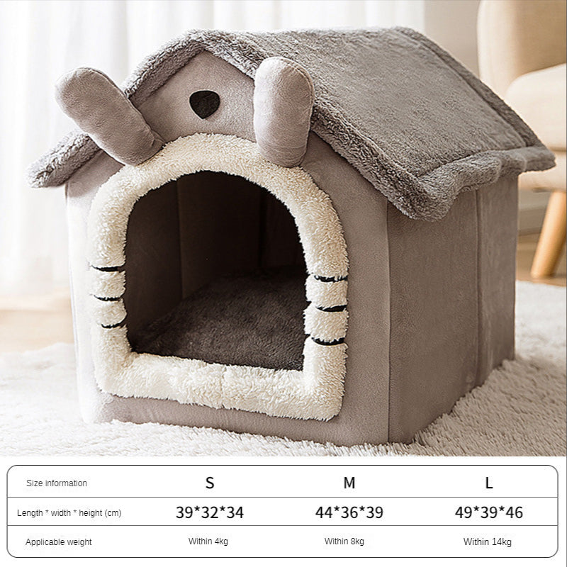 Cozy Pet Bed House Indoor Waterproof for Cat