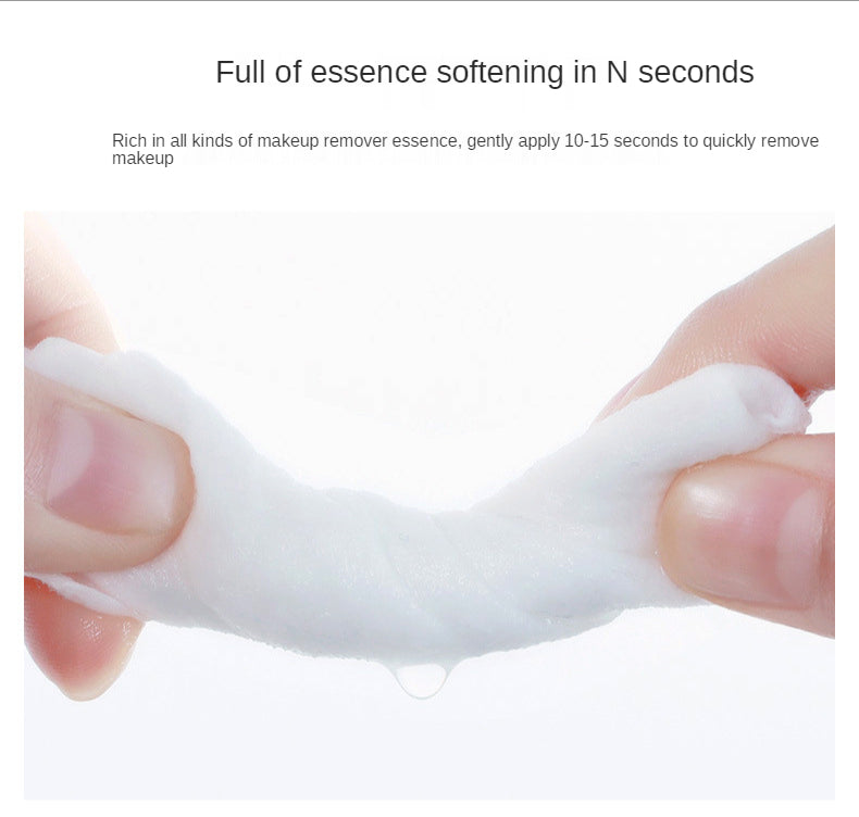 Essence Makeup Remover Wipes in face