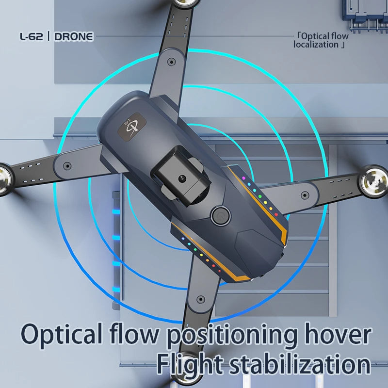 L-62/S6 4k Professional Drone Optical Flow with Three Camera Aerial Photography