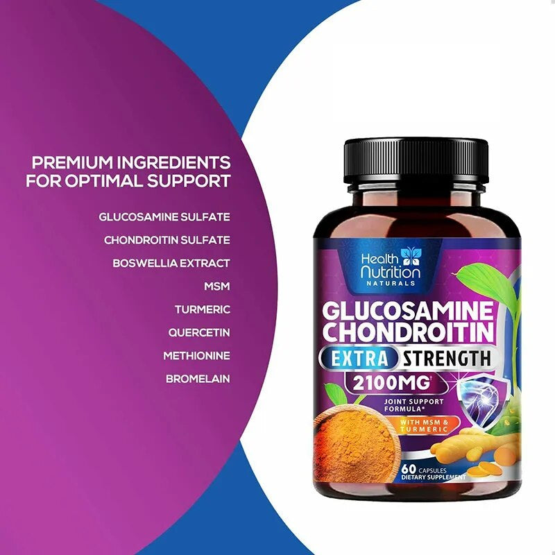 Glucosamine Chondroitin Turmeric MSM Triple Strength Joint Support