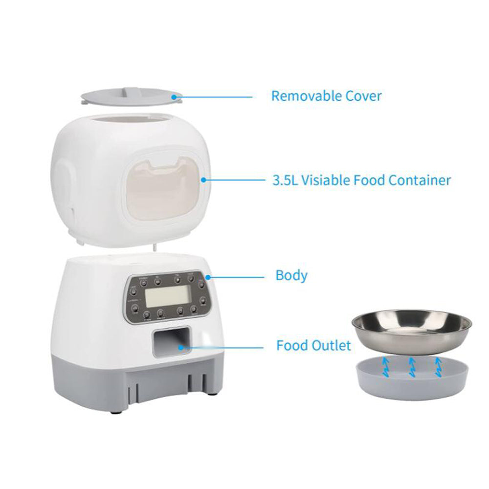 automatic pet food dispenser