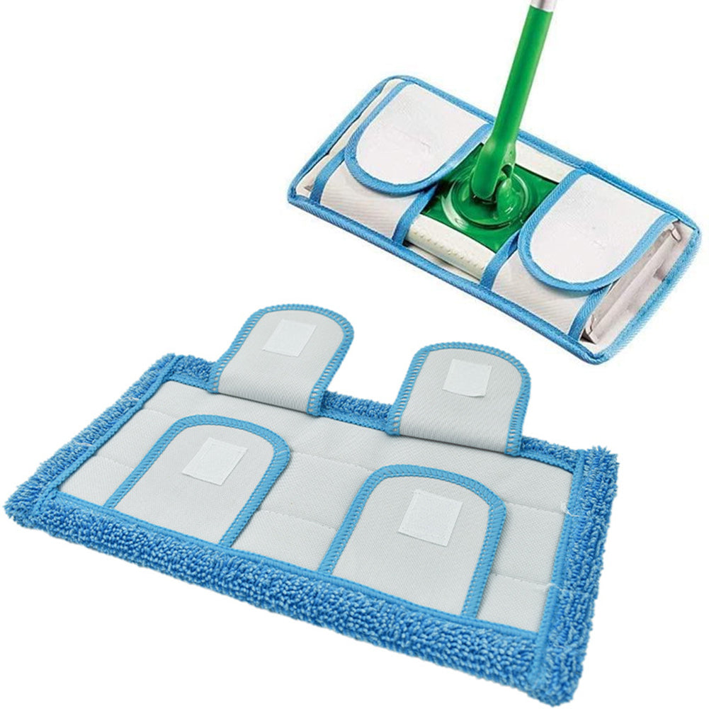 2PCS Reusable Microfiber Mop Pads