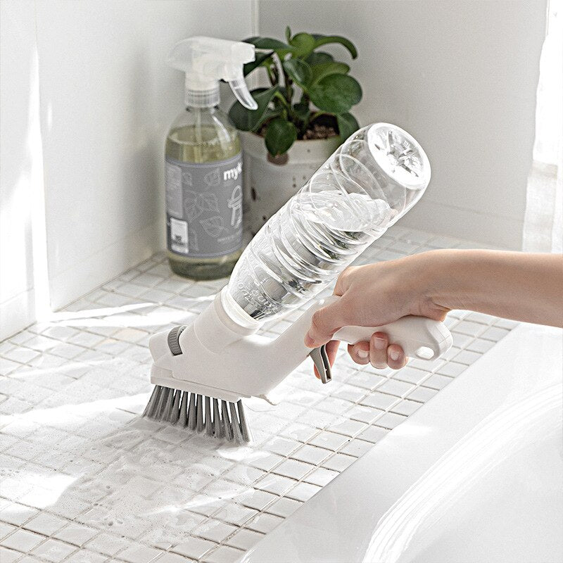 Multifunction Cleaning Brush With Water Spray