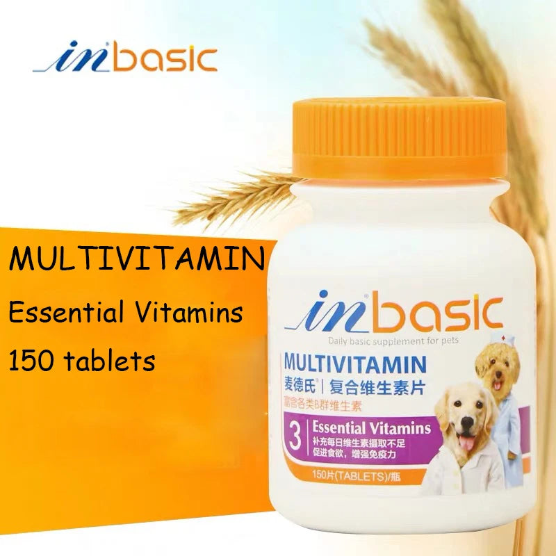 Multivitamin Dog Nutritional Supplements Essential Tablets