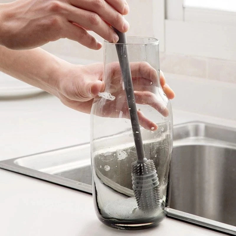 Water Bottle Glass Cup Cleaning Brush Tool