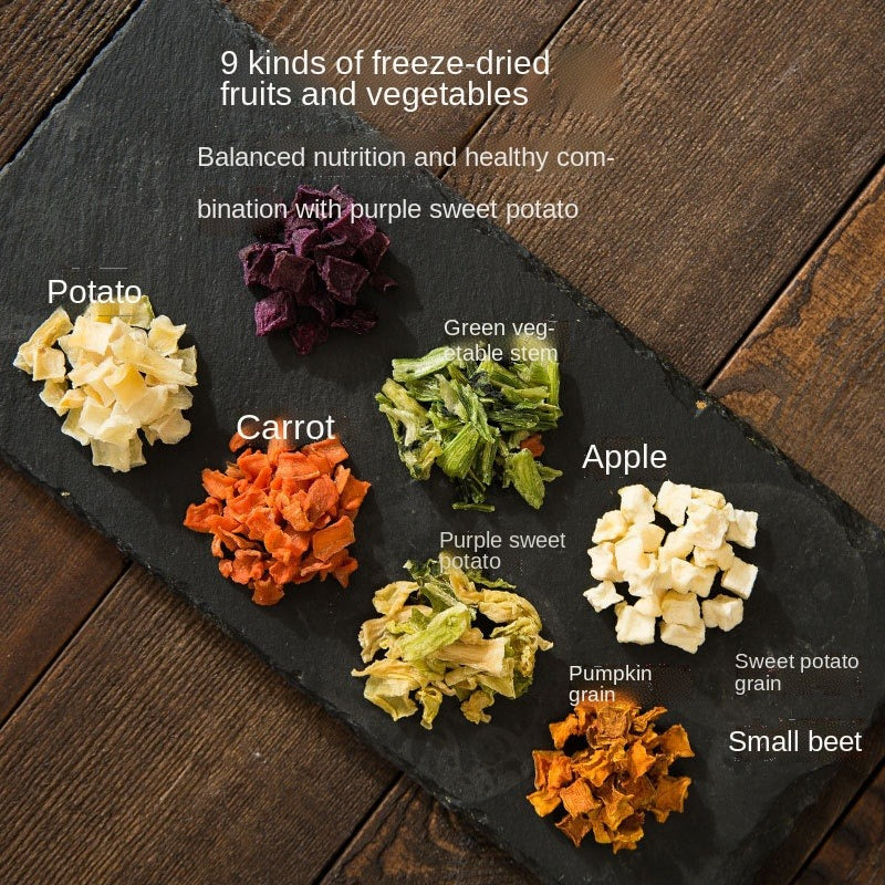 Freeze-Dried Fruits and Vegetables Pet Snacks