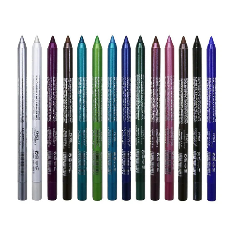 Waterproof Pigment 13 Color Long-lasting Eyeliner Pencil