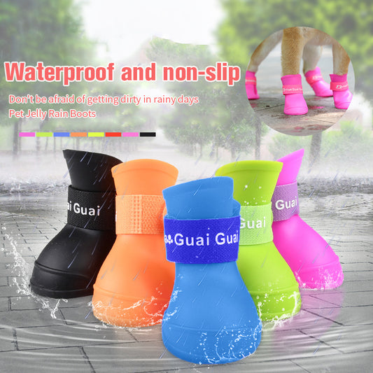 Amazon Basics Waterproof Anti-Slip Reflective Dog Boots