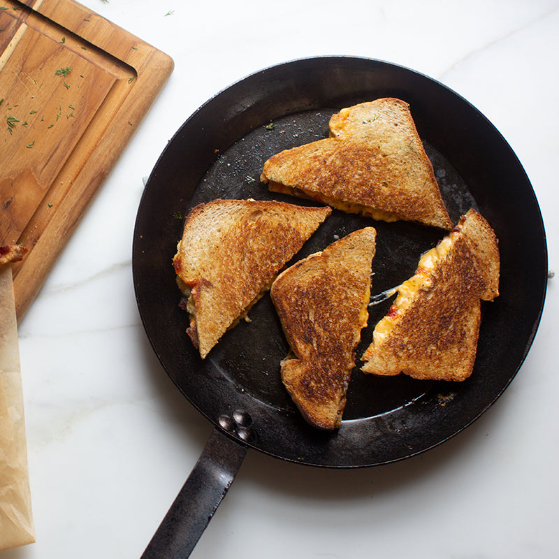 Black Steel Frying Pre-Seasoned For Kitchen Steak Pan