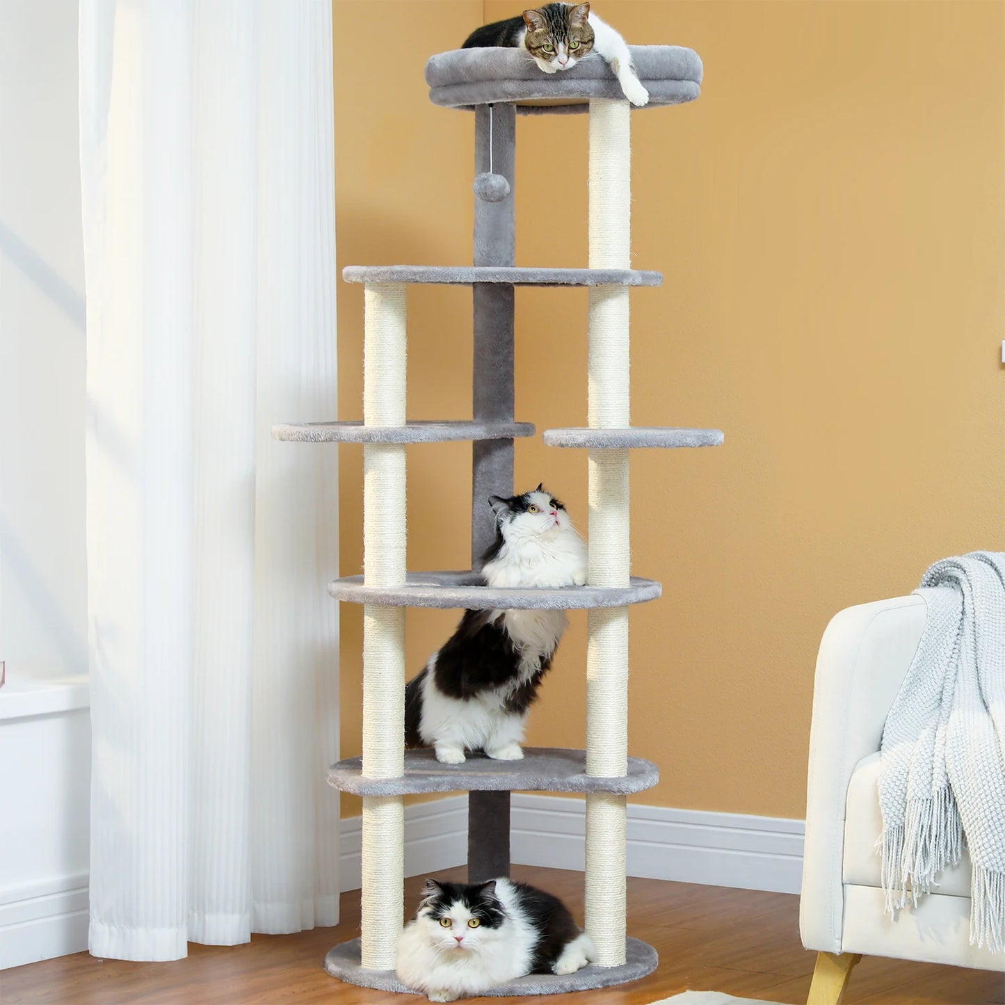 Indoor Sisal Scratching Posts for Cat Jumping Toys