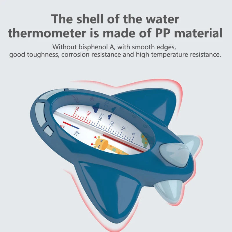 Aircraft Baby Bath Shower Water Thermometer Safe Temperature Sensor