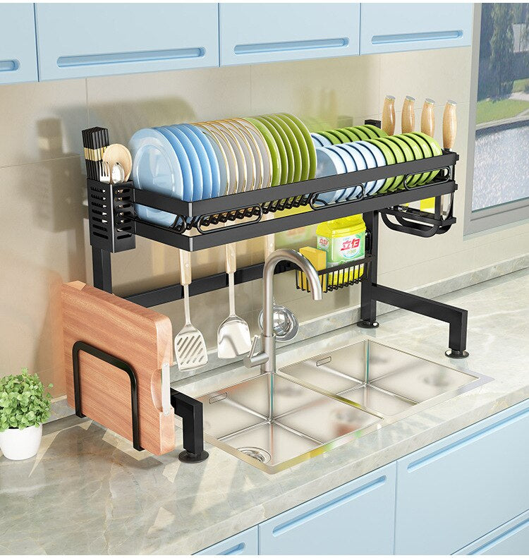 Kitchen Shelf Over The Sink Dish Storage Kitchen Accessories