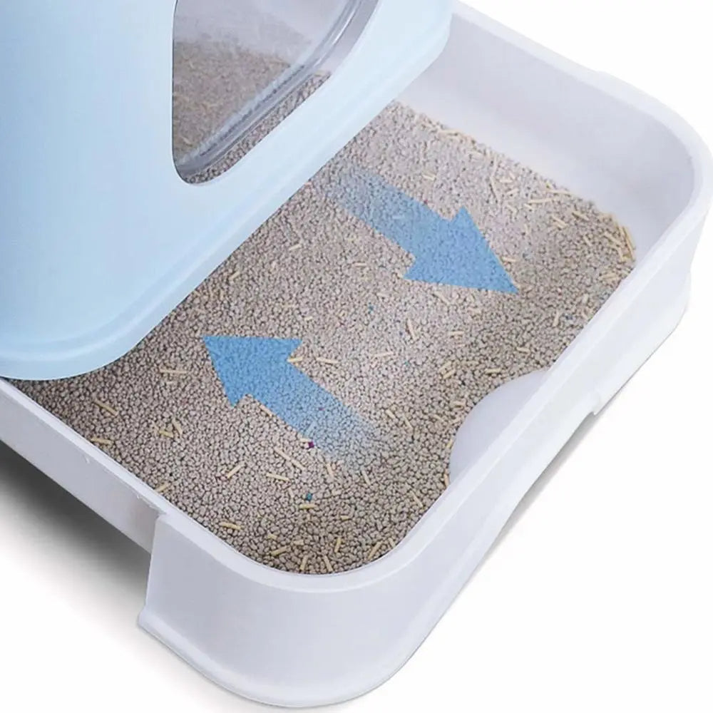 Top Entry Cat Litter Box Large Capacity Toilet Tray