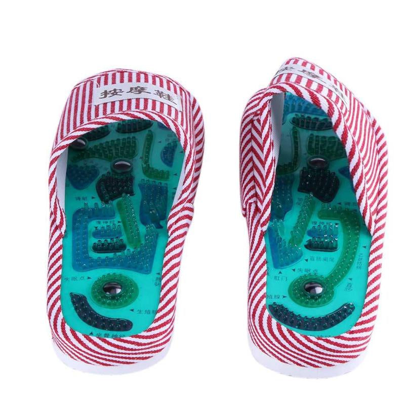 foot massage slippers magnetic acupuncture sandals for feet care