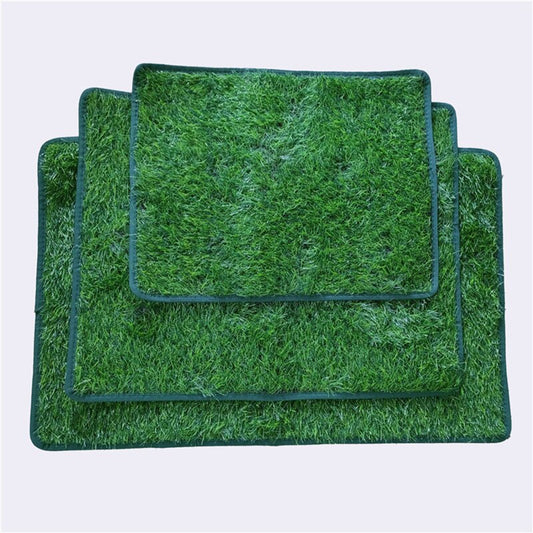 Pet Potty Training Pee Pad Mat Tray Grass