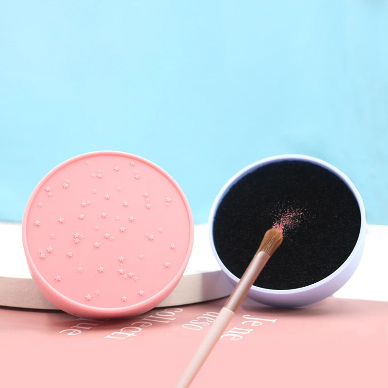 Eyeshadow Makeup Brush Cleaning Sponge Mat