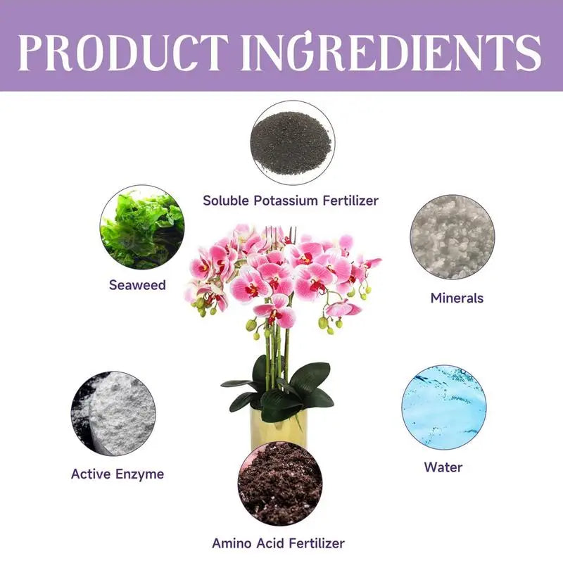 Orchid Liquid Fertilizer Agent Supplement Plant Roots