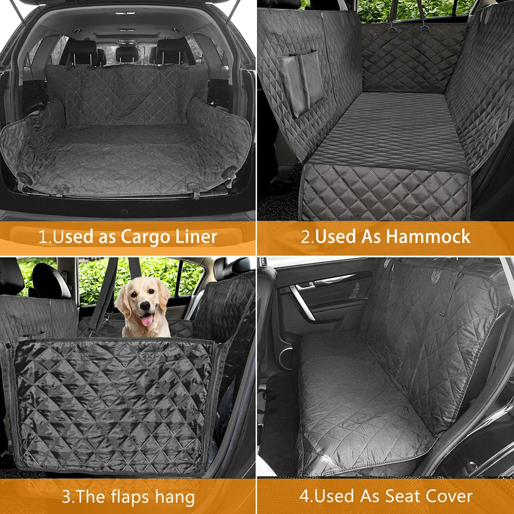 100% Waterproof Dog  Carrier Hammock Convertible Seat Cover