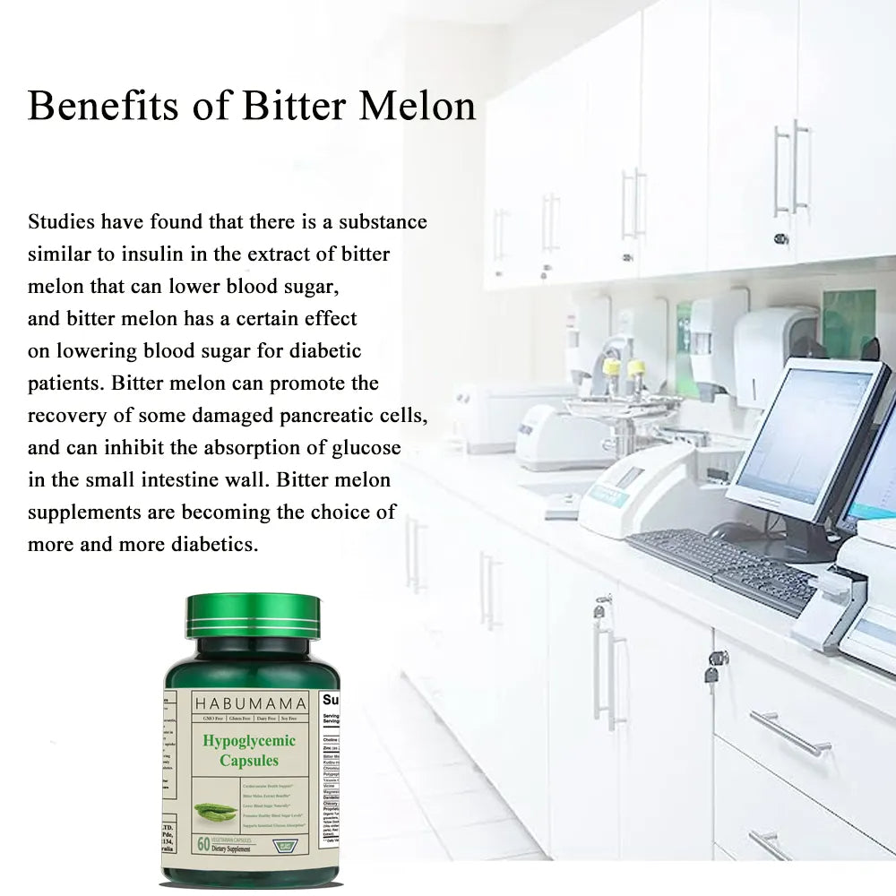 Reducing Blood Sugar Organic Bitter Melon Extract Capsule