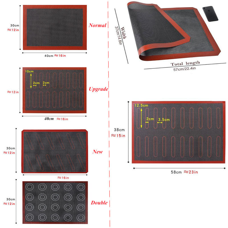 Reusable Silicone Baking Mat Sheet for Oven Heat Resistant