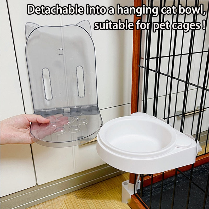 2 in1 Dog Cat Adjustable Kitten Puppy Feeder  Pet Bowl