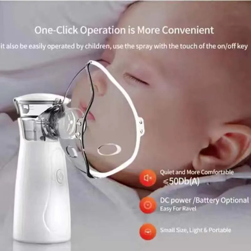 Ultrasonic Micro Mesh Handheld Nebulizer