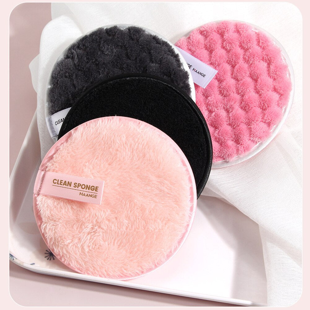 Washable Face Washing Sponge Pads Make Up Removal Sponge Cotton