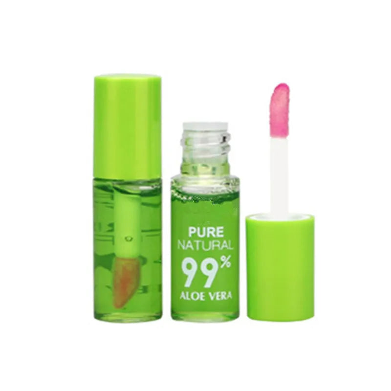 Aloe Infusion: Nourishing Lip Gloss with Natural Color Change