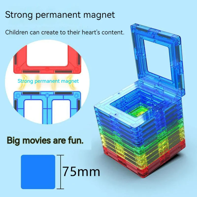 Multicolour Magnetic Assembly Set Model & Building Toy