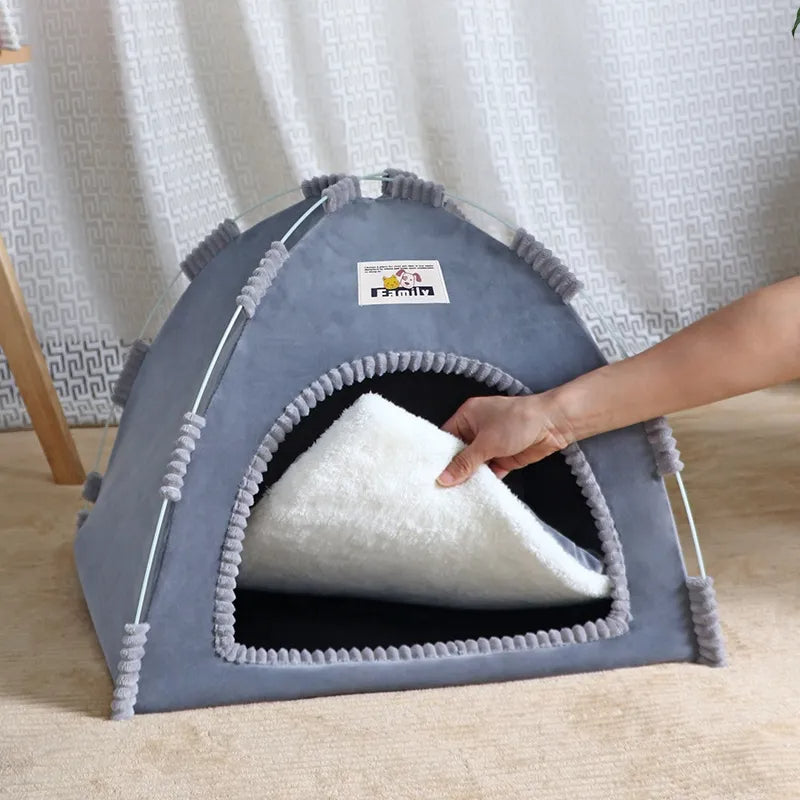 Pet Cat Tent Cave Hut Small Cat Sleep House