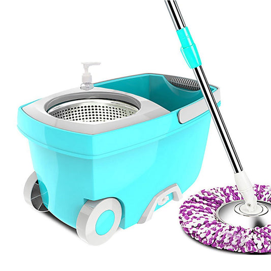 household cleaning supplies spin 360 magic mop and bucket with wheels