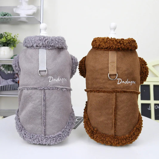 Lamb Fleece winter warm  Dog Jacket