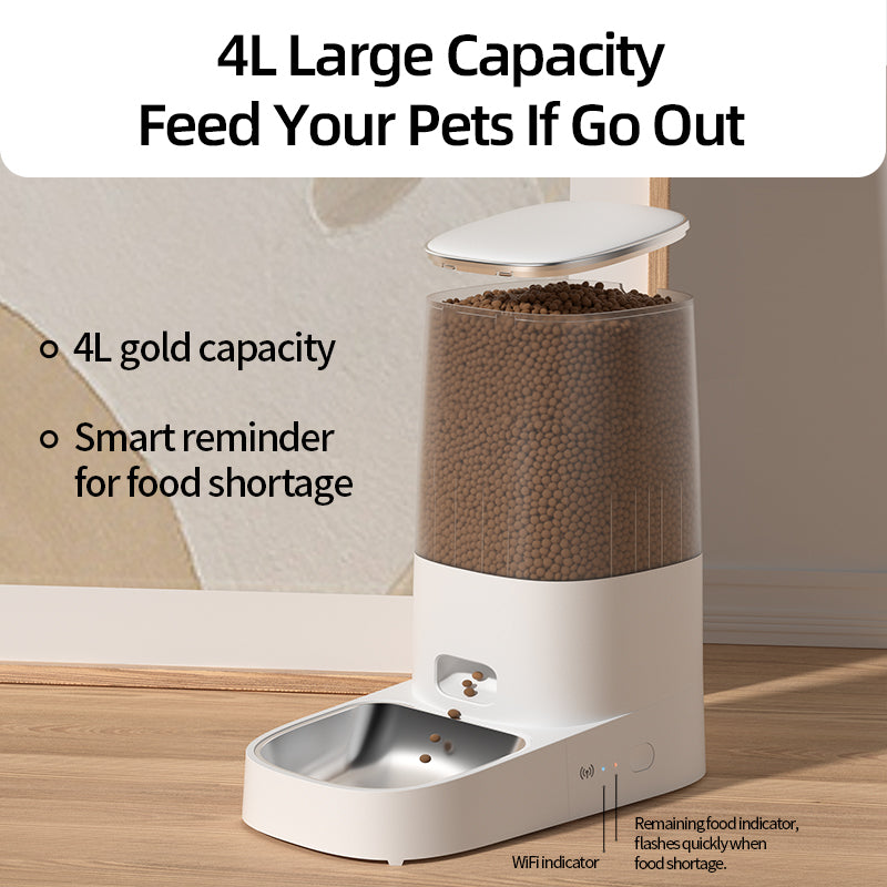 Remote Control Auto Feeder For Cat Dog Dry Food Accessories