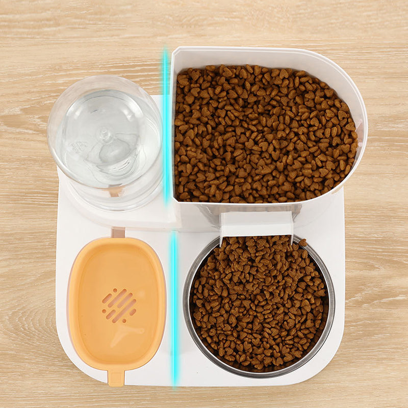 Large Capacity Food Storage Box for Cats Feeding Bowls