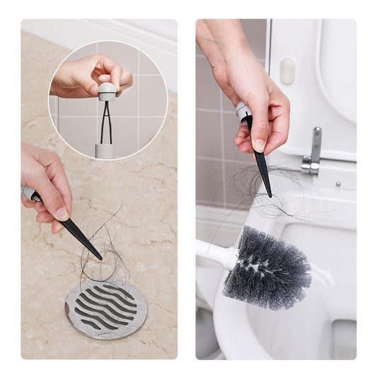 Luxury Bathroom Cleaner Toilet plunger and bowl brush holder