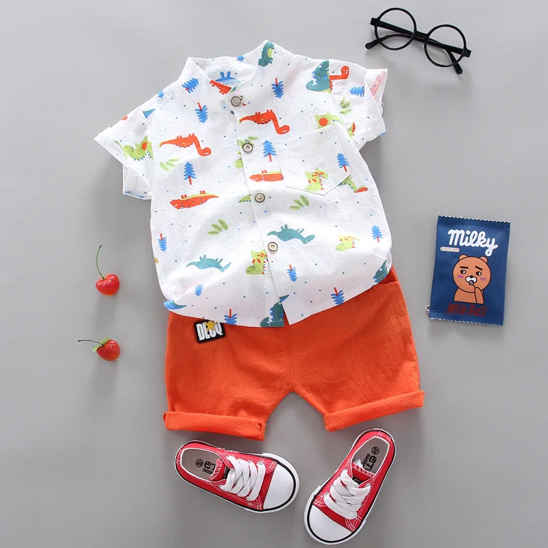 Fashion Baby Boy's Suit Summer Casual Clothes Set