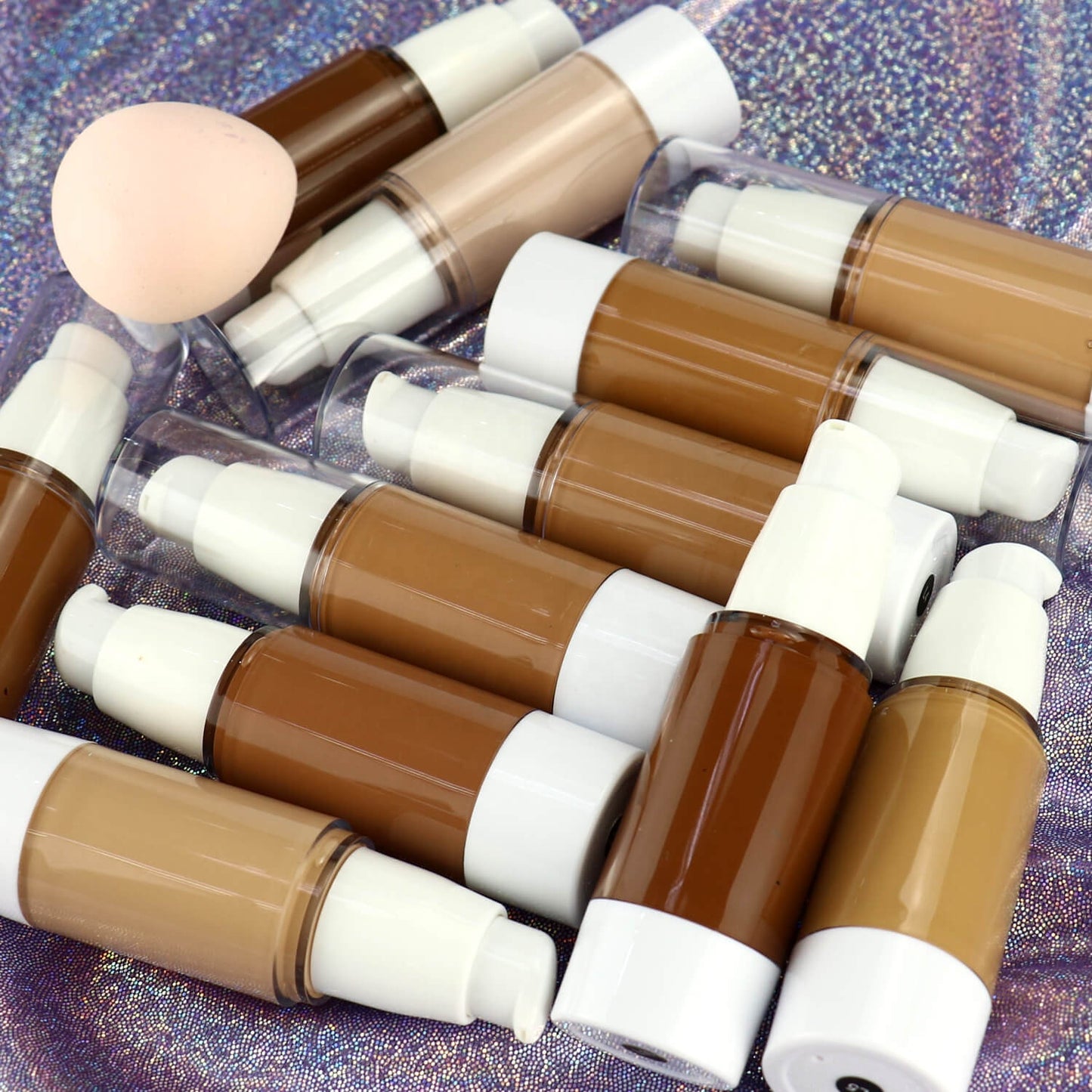 Liquid Foundation Custom Logo Full Coverage Vegan 25pcs Cream Face Makeup Concealer