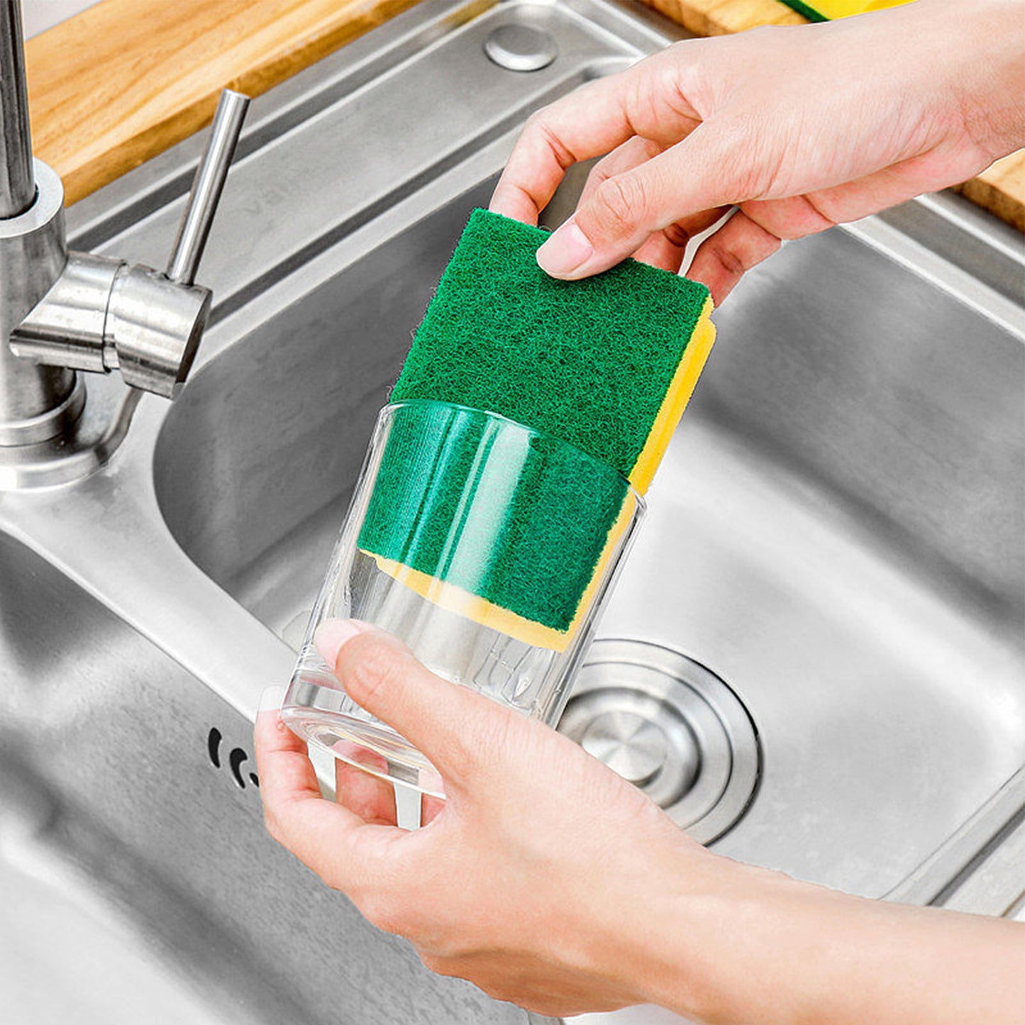 Heavy Duty Scrub Sponges For Washing Dishes And Cleaning