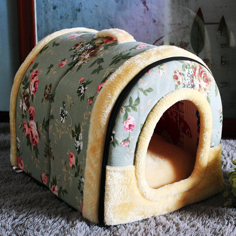 Foldable Pet Nest House with Polymers Dog