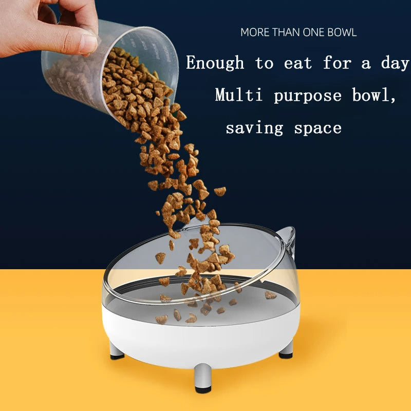 Eating and Drinking Dual-purpose Dry Separation Pet Bowl