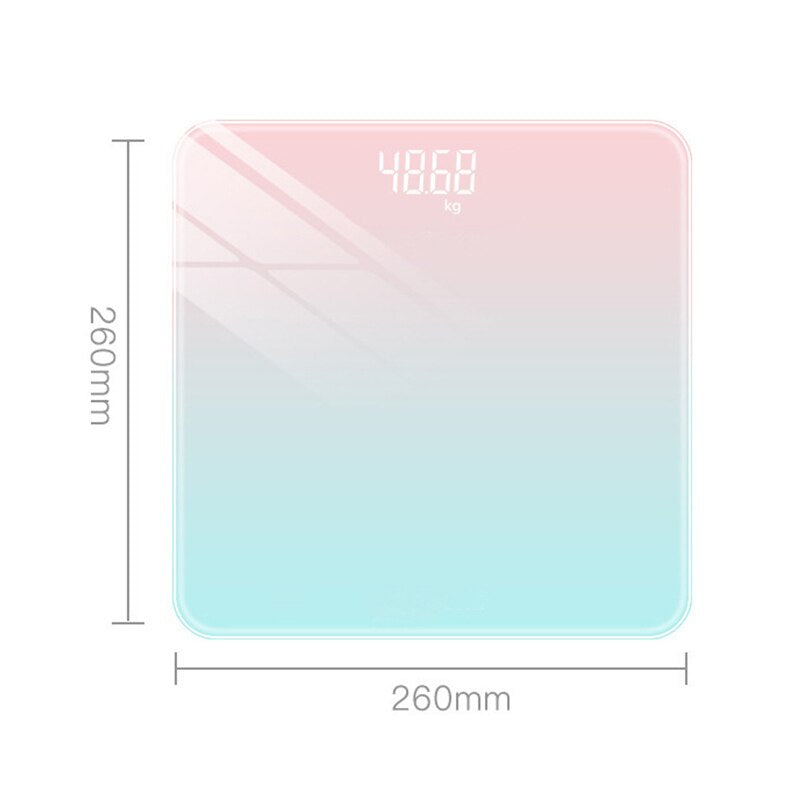 Digital Display Glass Weight Scale for Balance Body Health