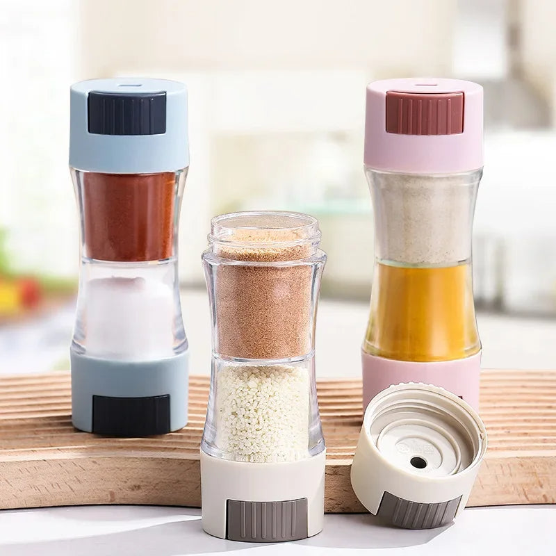 Double-headed Sugar Spice Pepper Seasoning Bottle Quantitative Sprinkle Salt Tool